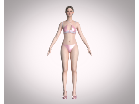 Bikini Dress Modello 3D