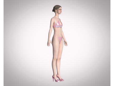 Bikini Dress Modello 3D