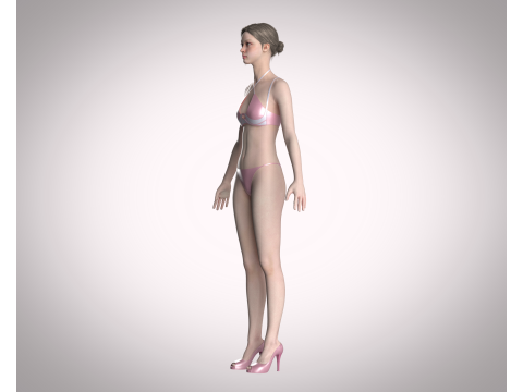 Bikini Dress Modello 3D