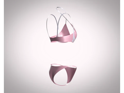 Bikini Dress 3D Model