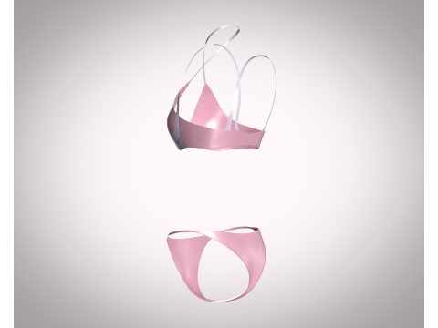 Bikini Dress Modello 3D