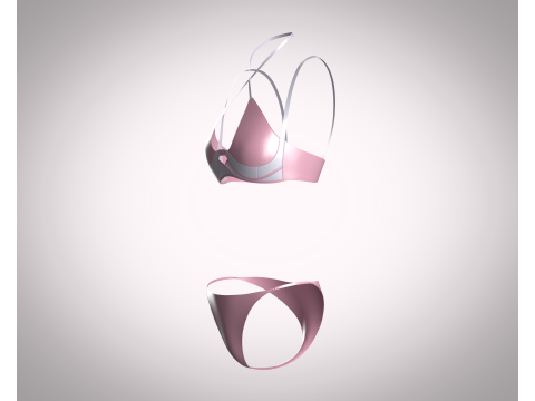 Bikini Dress Modello 3D