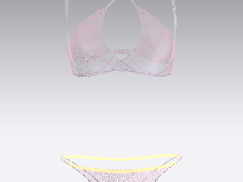 Bikini Dress Modello 3D