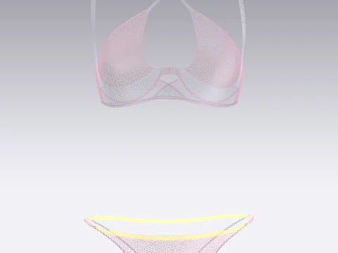 Bikini Dress 3D Model