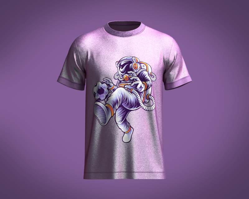 Tshirt NASA - Metaverse 3D Model .c4d .max .obj .3ds .fbx .stl .blend 