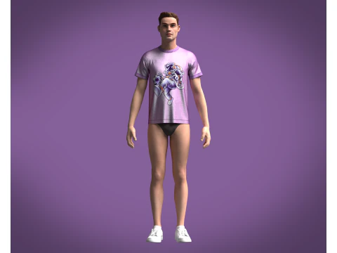 Tshirt NASA - Metaverse 3D Model