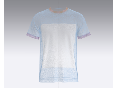 Tshirt NASA Moon - Metaverse 3D-Modell