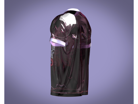 Tshirt laughing skull - Metaverse Modèle 3D