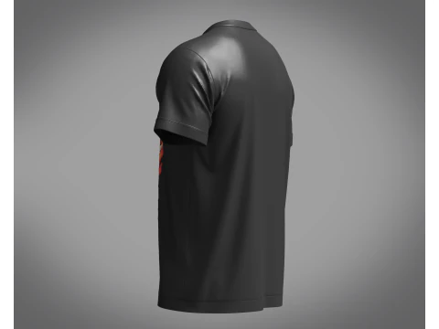 Tshirt flame boxing - Metaverse 3D Model