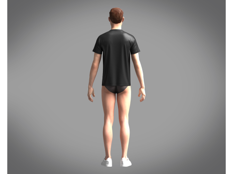 Tshirt flame boxing - Metaverse Modèle 3D