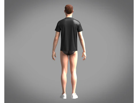 Tshirt flame boxing - Metaverse 3D Model