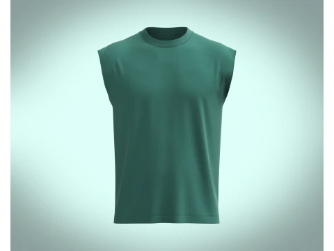 बॉक्स कट टी-शर्ट 3D मॉडल