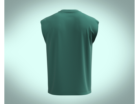 Box cut T-shirt Modello 3D