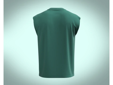 Box cut T-shirt 3D Model