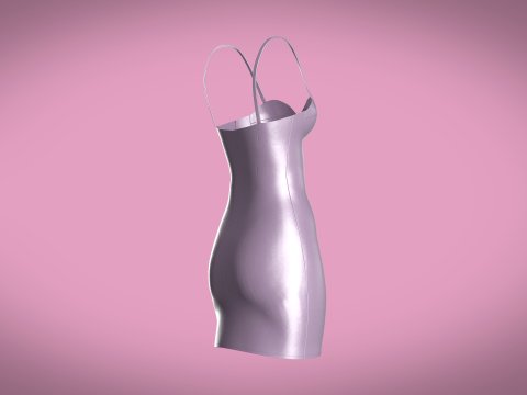 Women Partty Dress 3Dモデル