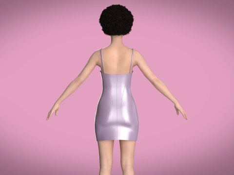 Women Partty Dress 3Dモデル