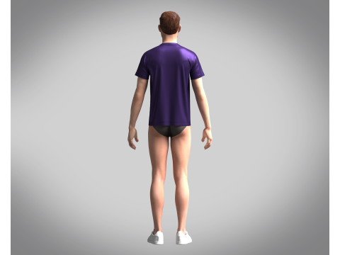 Tshirt Fashioned Guy - Metaverse 3D मॉडल