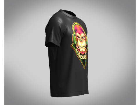 Tshirt electrorilla - Metaverse 3D Модель