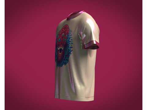 Tshirt Alien - Metaverse Modèle 3D