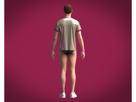 Tshirt Alien - Metaverse Modèle 3D