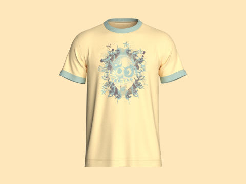 T-Shirt VERITAS 3D 模型