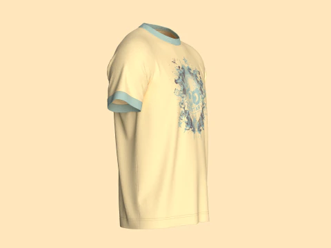 T-Shirt VERITAS 3D Model