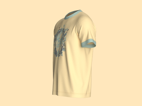 T-Shirt VERITAS 3D Model