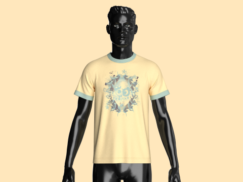T-Shirt VERITAS 3D Model