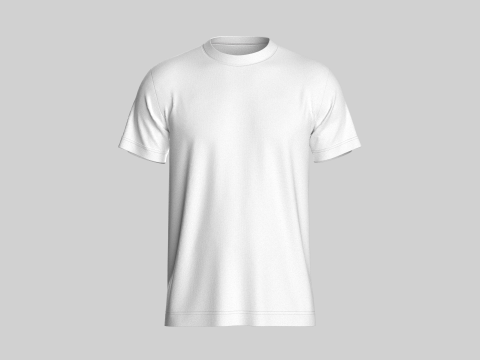 Regular Basic Tshirt 3D Model