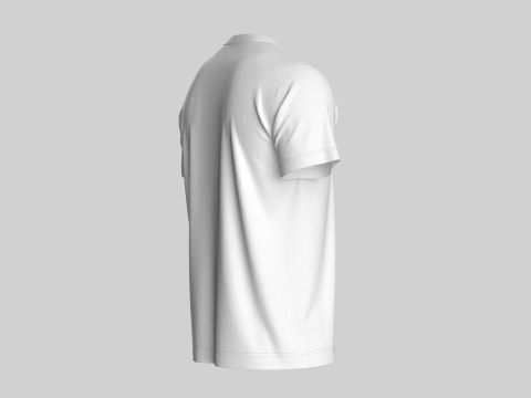 Regular Basic Tshirt 3D 模型