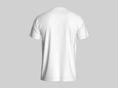 Regular Basic Tshirt 3D 模型