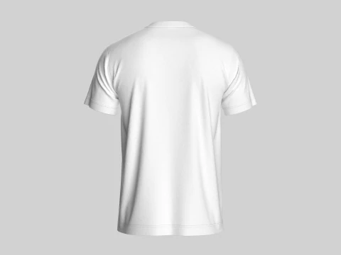Regular Basic Tshirt 3D Model