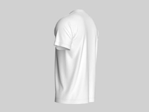 Regular Basic Tshirt 3D 模型