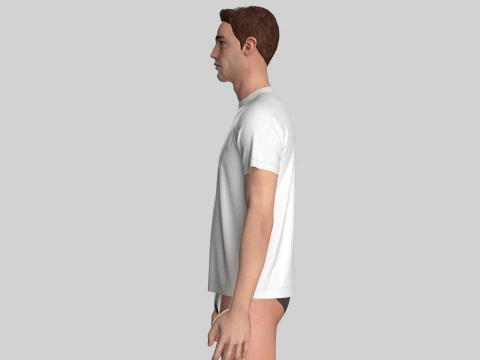 Regular Basic Tshirt 3D Model