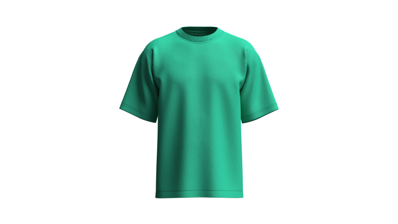 T-Shirt Single Color 3D Model .c4d .max .obj .3ds .fbx .stl .blend 