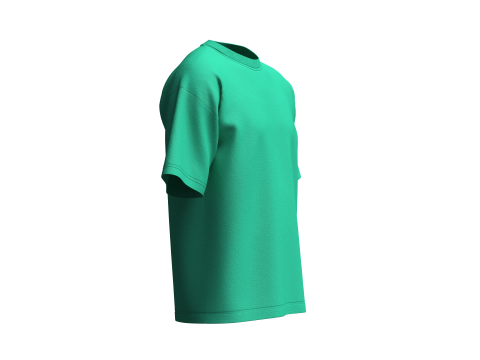 T-Shirt Single Color 3D Model