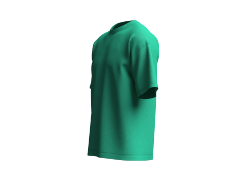 T-Shirt Single Color 3D Model