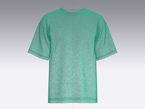 T-Shirt Single Color 3D Model