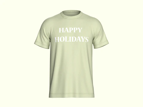 T-Shirt Groen 3D Model