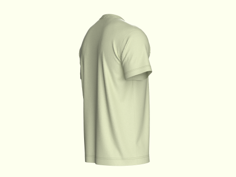 T-Shirt Green Model 3D