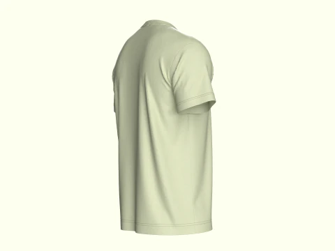 T-Shirt Green 3D Model