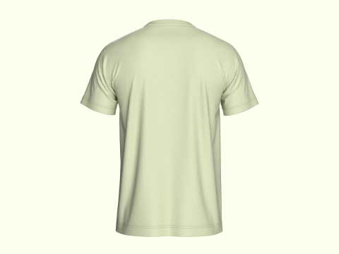 T-Shirt Green Model 3D