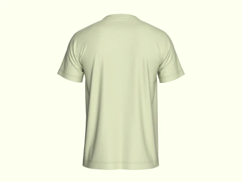 T-Shirt Green 3D Model