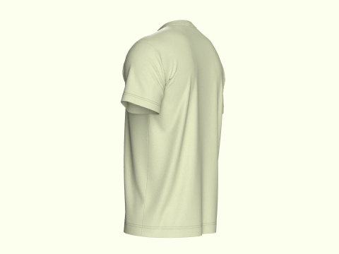 T-Shirt Green Model 3D