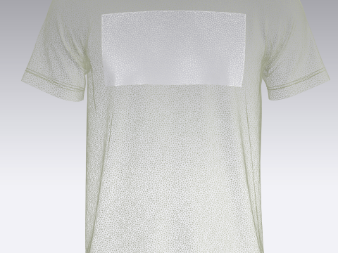 T-Shirt Green Model 3D