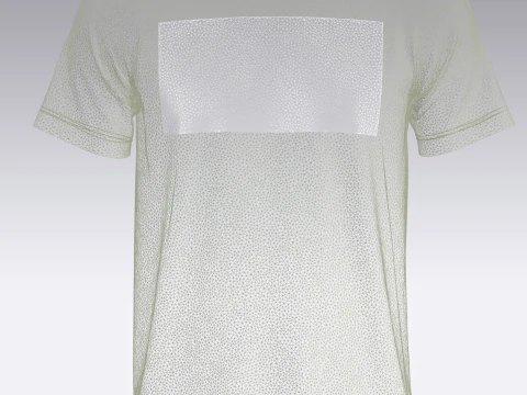 T-Shirt Green 3D Model