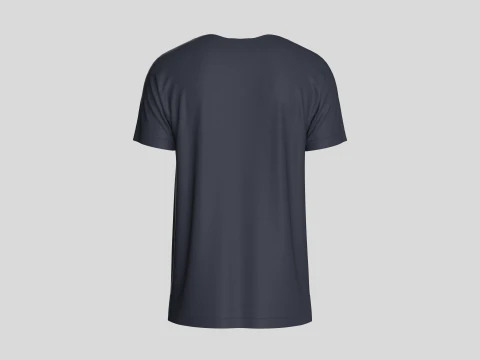 T-Shirt With Button 3D Model