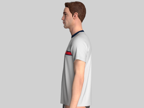 Tommy Hilfiger T-Shirt 3D Model