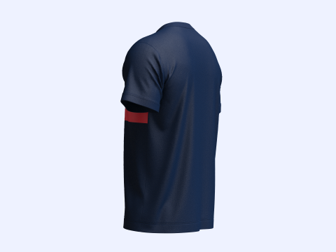 Tommy Hilfiger Stripe T-Shirt 3D Model