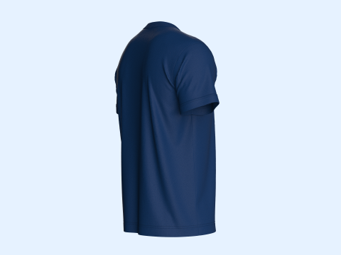 Tommy Hilfiger Blue T-Shirt Model 3D